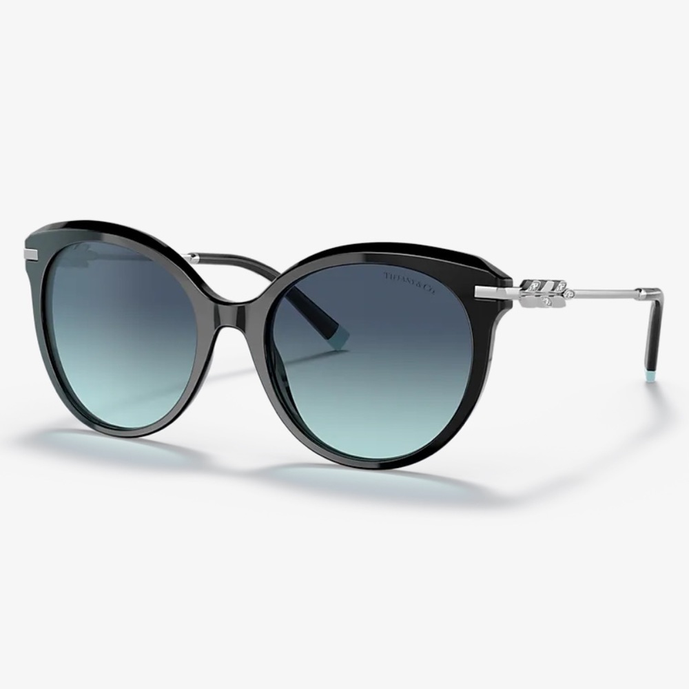 Tiffany & Co. Black and Silver Sunglasses